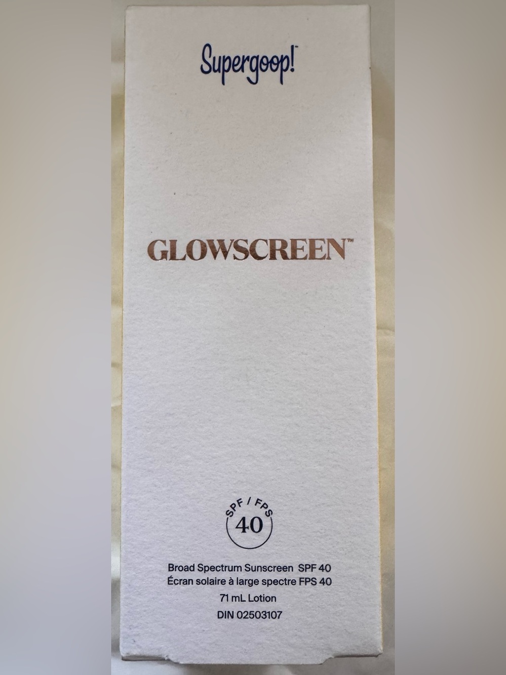 Supergoop! Glowscreen SPF 40- Full Size (NIB)